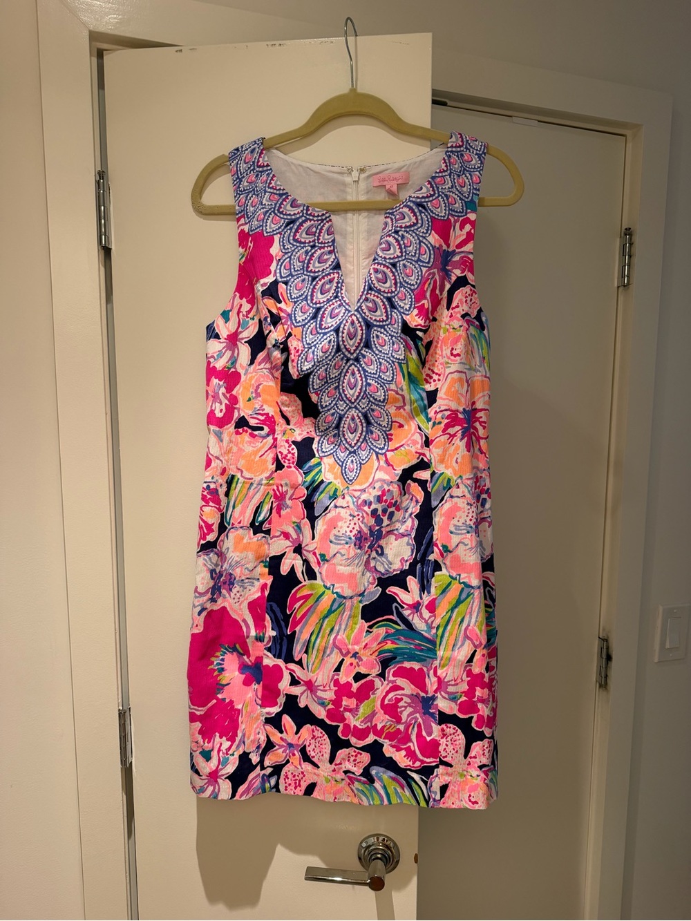 Lilly Pulitzer Fallon shift size 12 in “Tipping Point Engineered”